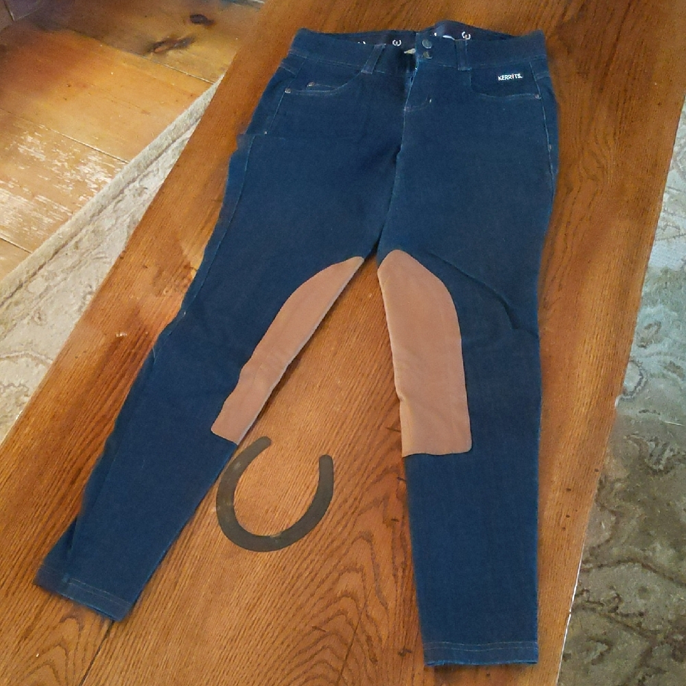 Women's Kerrits denim breeches size small